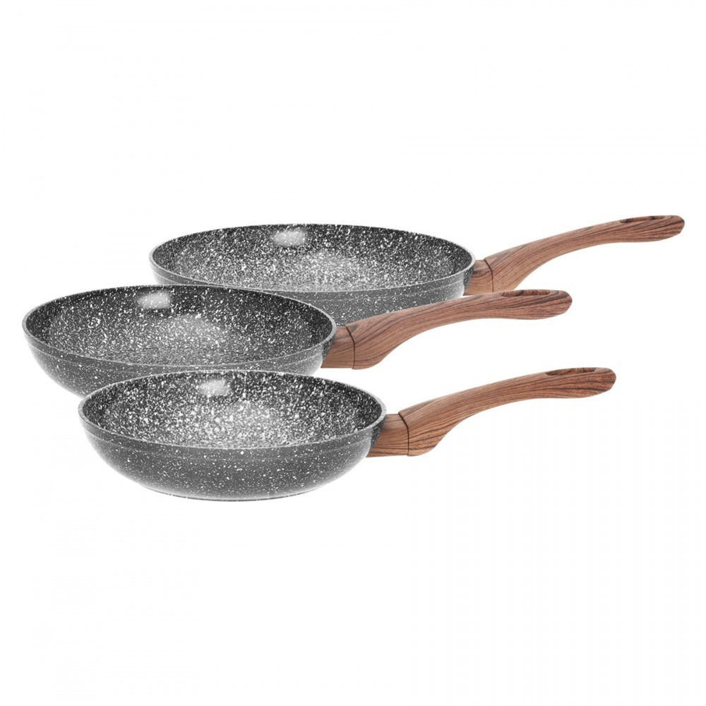 PFANNENSET Grau 28/28/5.5 cm KH1030 - Grau, Metall - Kinghoff 