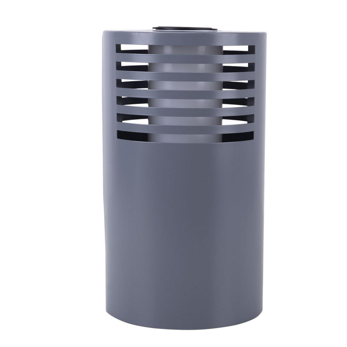 LED STEHLAMPE Metall Silber - Silberfarben, Metall (20/20/35cm)
