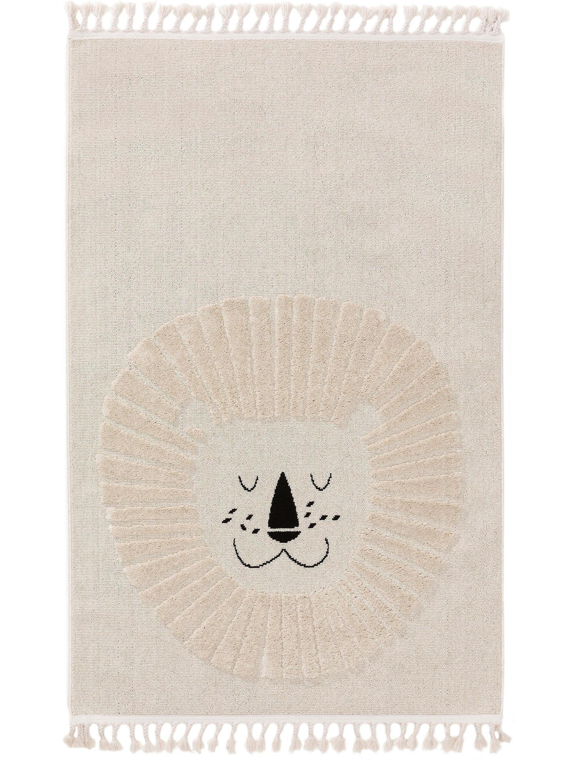 KINDERTEPPICH Momo Cream 90x130 cm - Creme, Textil (90/130cm) - Lytte