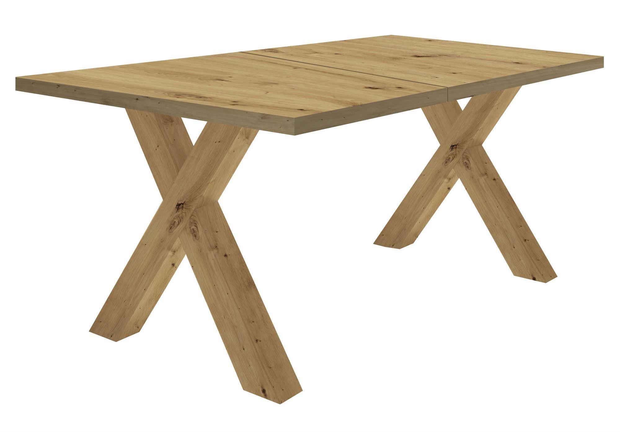 ESSTISCH ausziehbar Eike 1 140 x 90 x 75 Esszimmertisch Asteiche - Naturfarben, Holz (140/90/75cm) - 58aufmkessel