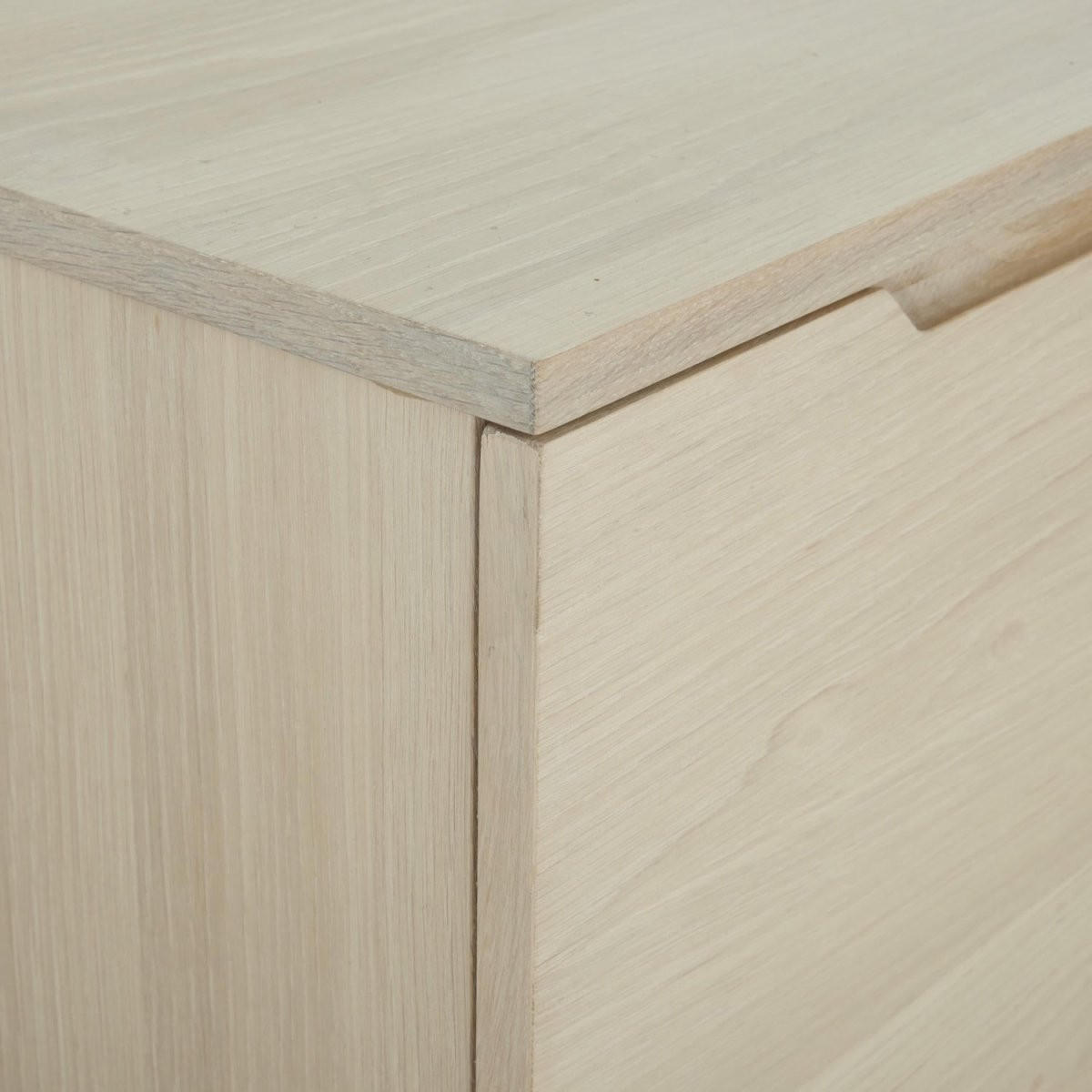 TV-ELEMENT Eiche bianco - Eiche Bianco/Eichefarben, Holz/Holzwerkstoff (160/53/45cm) - Furnhouse