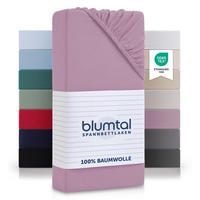SPANNBETTLAKEN 2er Set 140/200/30 cm Mauve - Mauve, Textil (140/200cm) - Blumtal