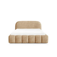 POLSTERBETT mit Stauraum 140x200 cm in Hellbraun - Hellbraun, Textil (140/200cm) - Home Collective