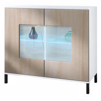 KOMMODE Grömitz Eiche sägerau - Eiche San Remo, Holzwerkstoff (92.5/83.5/35cm) - Vladon