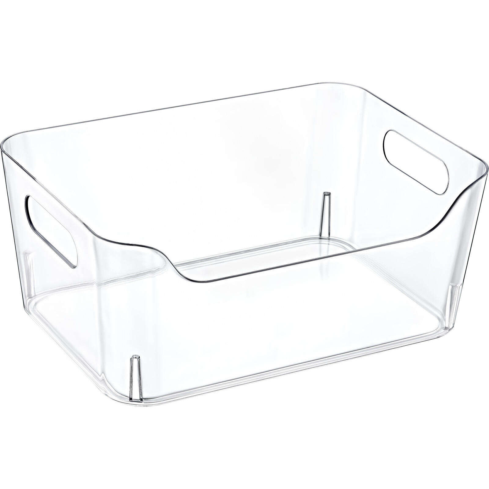 ORGANIZER aus transparentem Kunststoff 3 l 22,8/16,2/9,5 cm - Transparent, Kunststoff (16.2/9.5/22.8cm) - Excellent Houseware