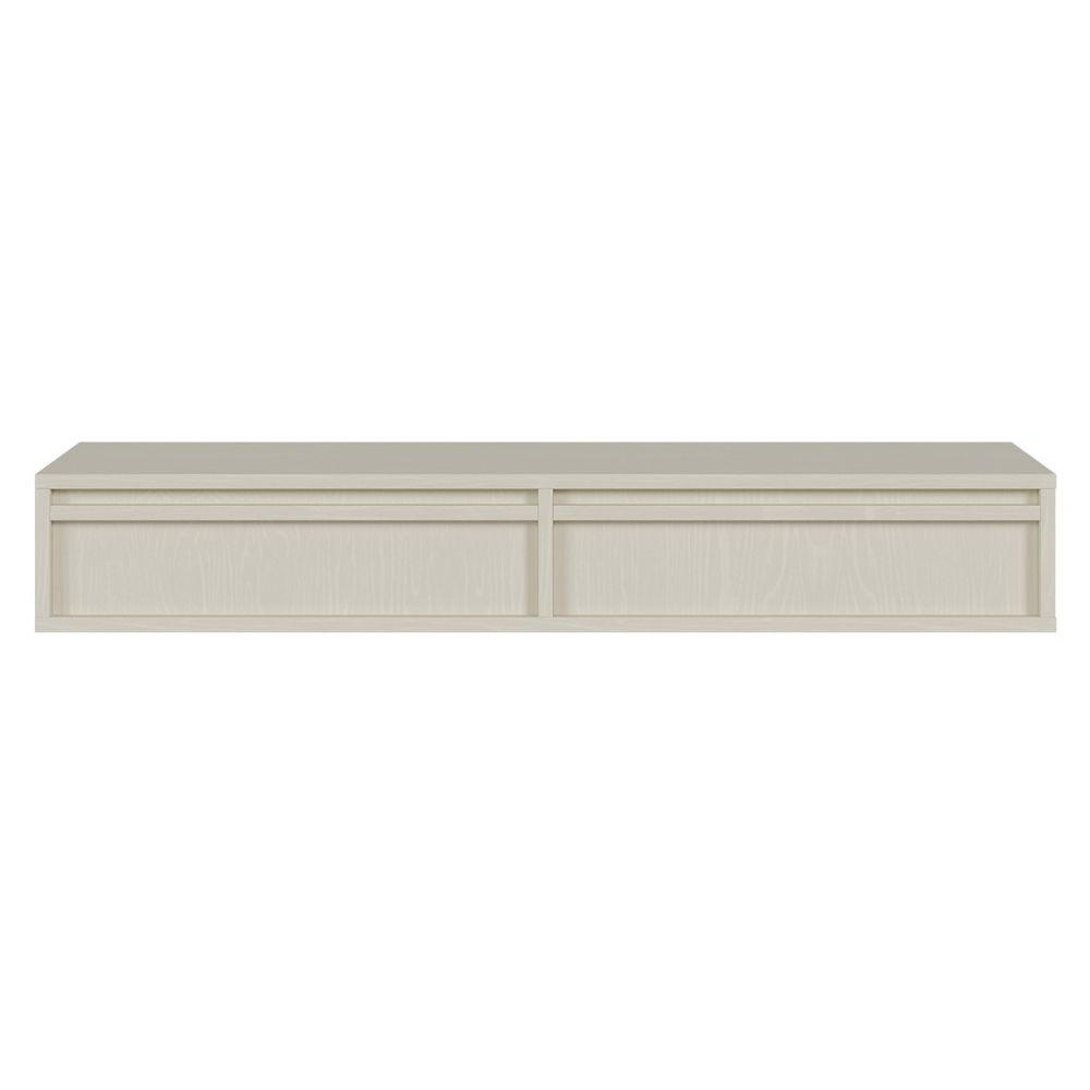 SCHMINKTISCH Evo Hellbeige 110 cm - Beige, Holzwerkstoff (110/17/38.5cm) - Selsey