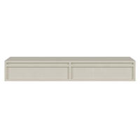 SCHMINKTISCH Evo Hellbeige 110 cm - Beige, Holzwerkstoff (110/17/38.5cm) - Selsey