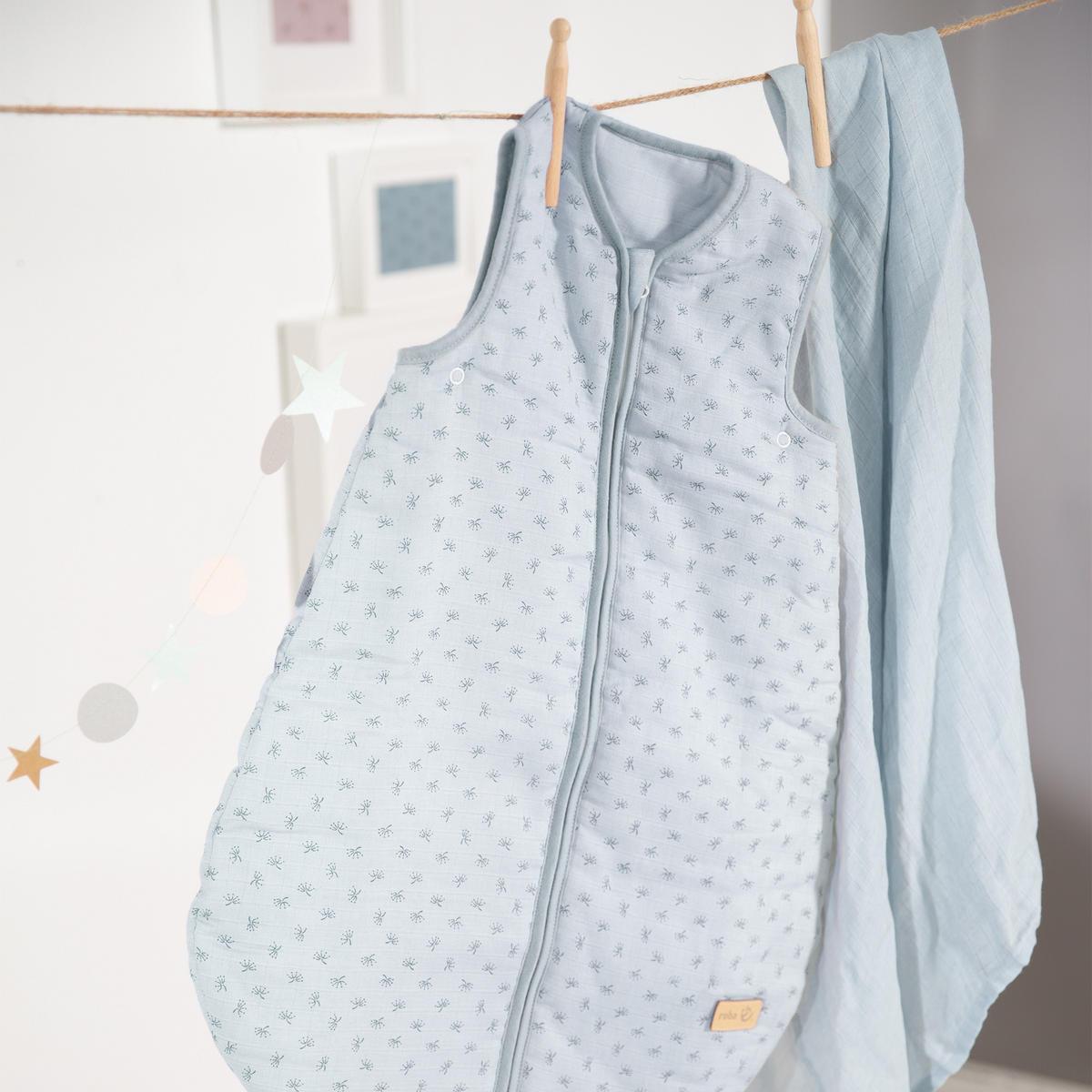 BABYSCHLAFSACK Lil Planet 70 cm hellblau - Hellblau, Textil (45/70cm) - Roba