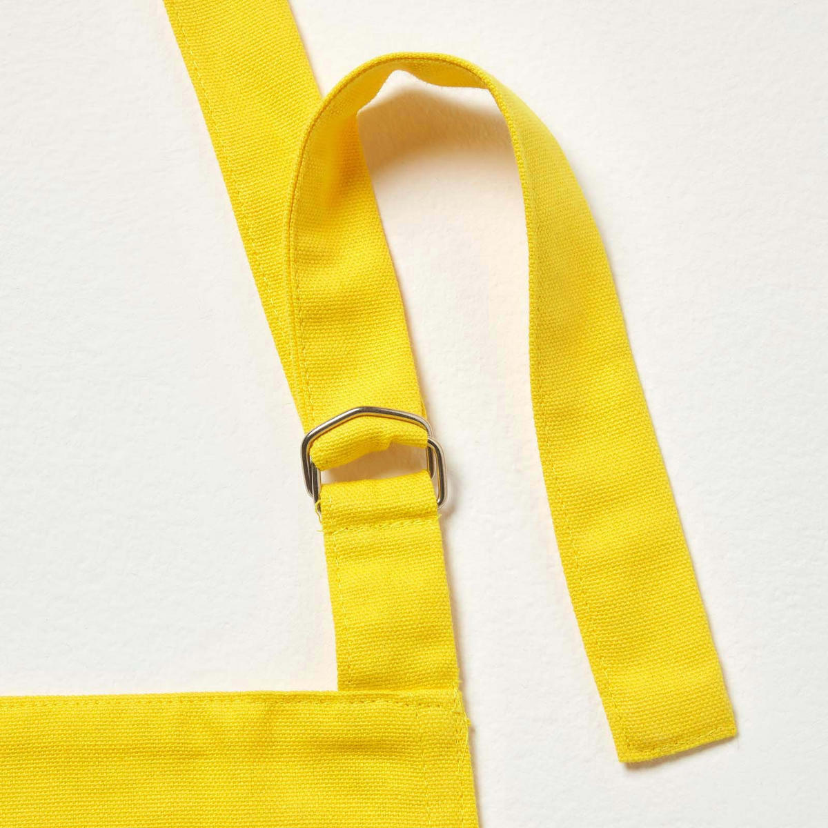 KOCHSCHÜRZE 80/85 cm, 100% Baumwolle - Gelb, Textil (80/85cm) - Homescapes