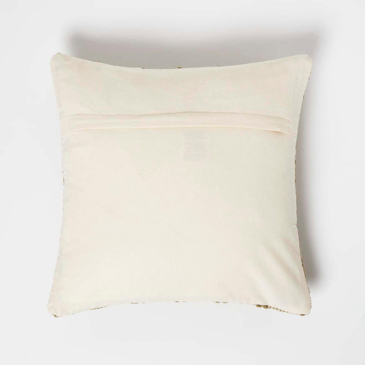 DEKOKISSEN Lima 45/45 cm geometrisch gemustert - Grün, Textil (45/45cm) - Homescapes