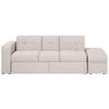 3-SITZER-SCHLAFSOFA beige mit Stauraum Ottomane Falster - Beige, Textil (210/71/94cm) - Beliani