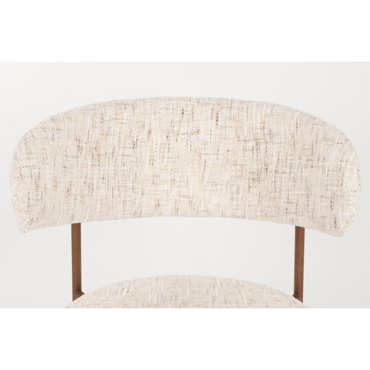 ESSZIMMERSTUHL Claes Creme - 2 er Set - Weiß, Textil (56.5/78.5/57.5cm) - Housecraft Living