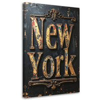 LEINWANDBILD Inschriften und Zitate 70x100cm - Schwarz, Textil (70/100cm) - Feeby