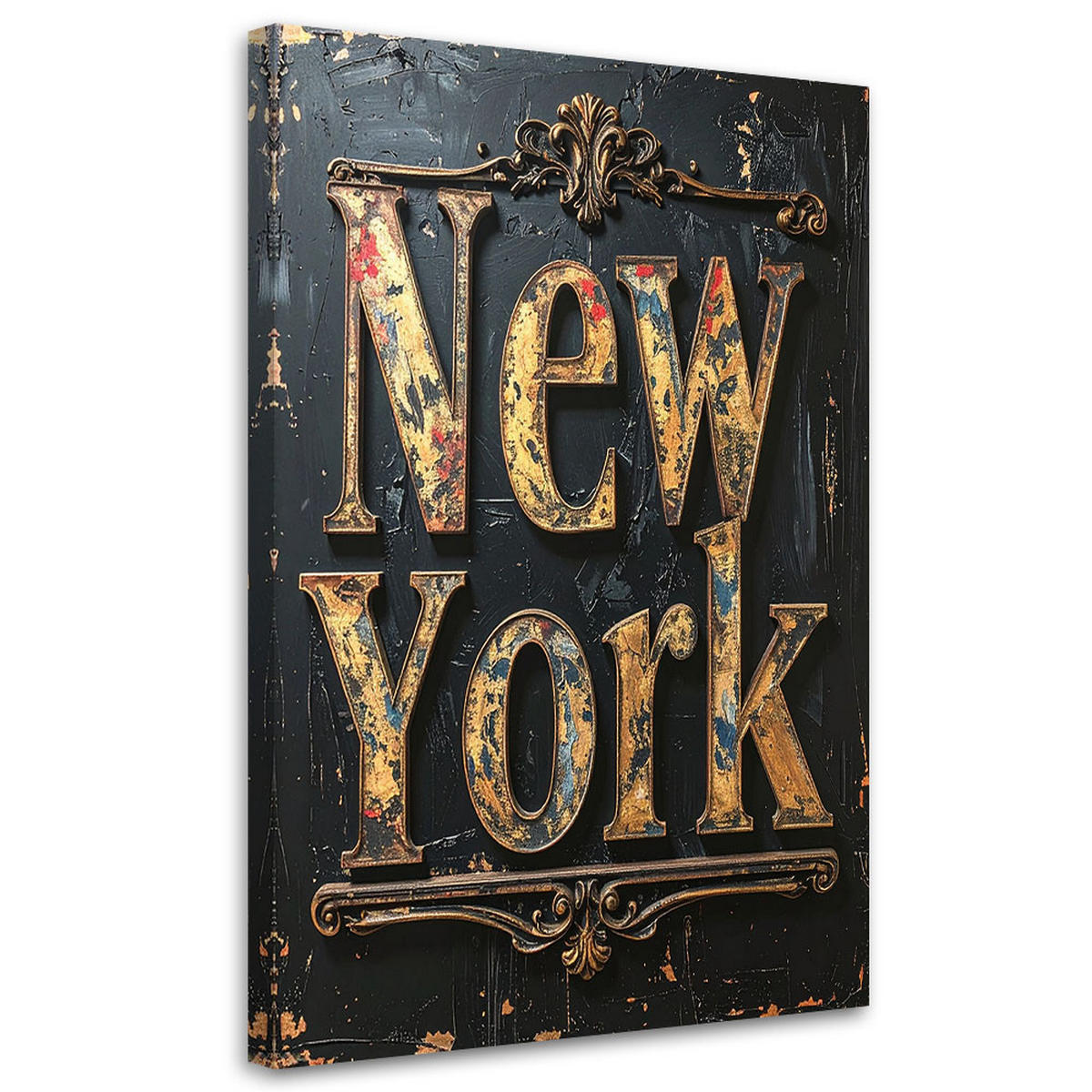 LEINWANDBILD Inschriften und Zitate 70x100cm - Schwarz, Textil (70/100cm) - Feeby