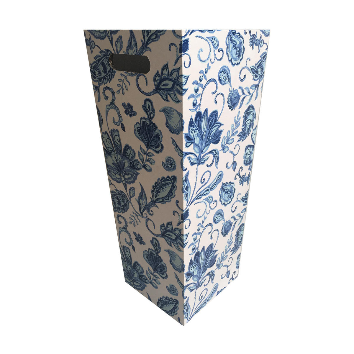 SCHIRMSTÄNDER Weiß 21/21/50 cm - Blau, Holzwerkstoff (21/50/21cm) - Mobili Rebecca
