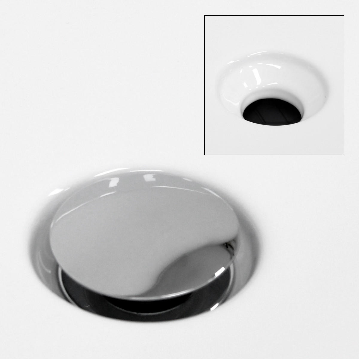 WASCHBECKEN - Weiß, Keramik (38/12.5/60.5cm) - ECD-Germany