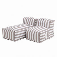 GARTENLOUNGE-SET SOFT SET 1 Beige - Beige, Textil - Muffo