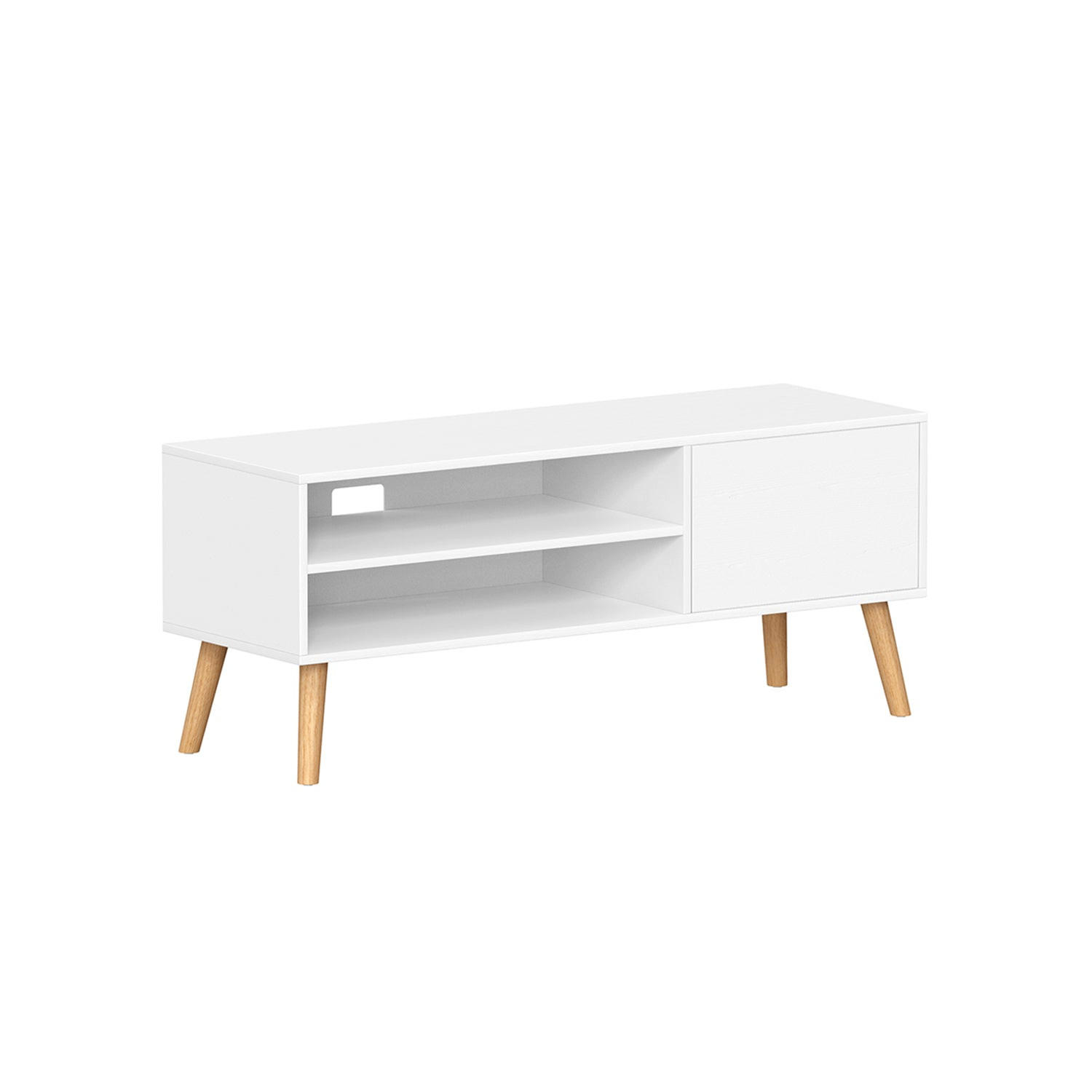 TV-SCHRANK BANGUI - Weiß, Holzwerkstoff (120/49/40cm) - Hansiro