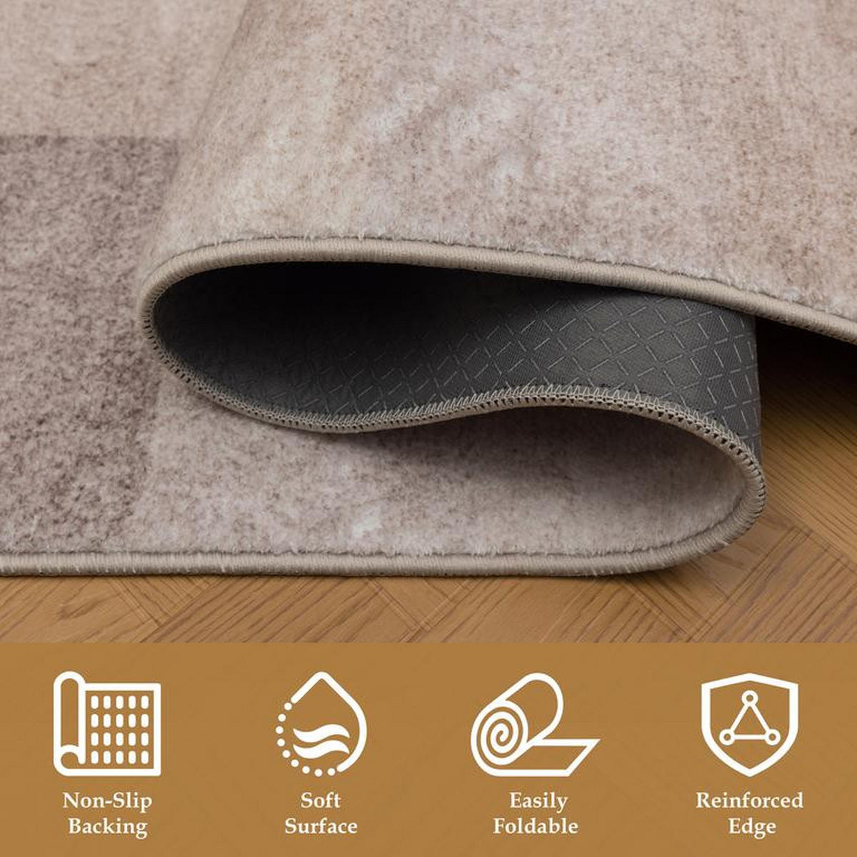 DESIGNTEPPICH Aria Beige/Braun 120x170 cm - Multicolor, Textil (120/170cm) - Vercai Rugs