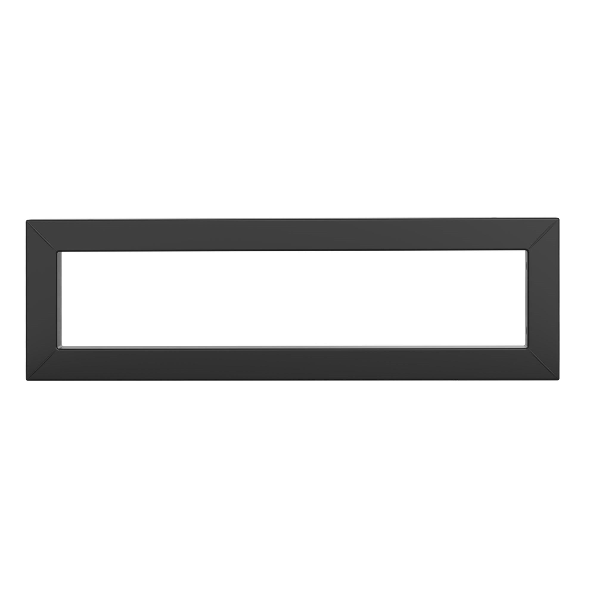 WANDKONSOLE - Schwarz, Metall (15/3/50cm) - ML-DESIGN