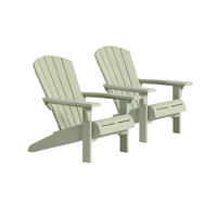 GARTENSTUHL Adirondack Troy - 2er Set - Grün, Kunststoff (80/96.5/85cm) - Keter