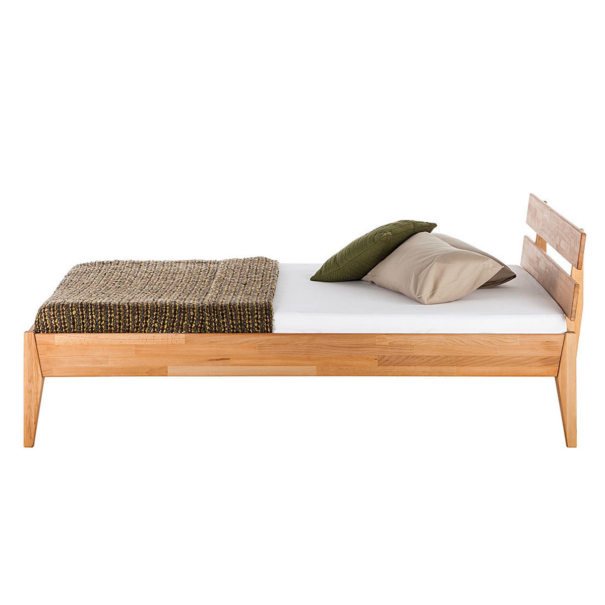 BETT - Massivholz - Kernbuche, Holz (140/200cm) - home24
