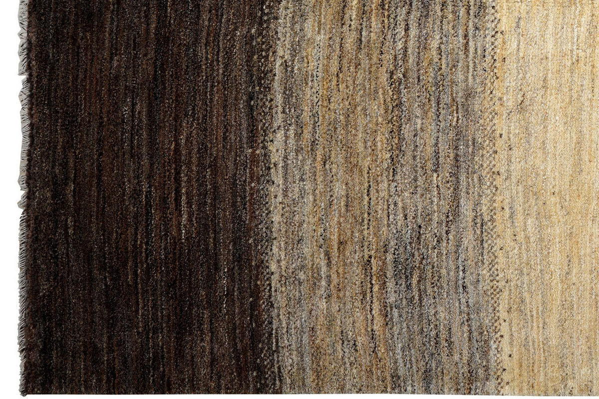 GABBEH-TEPPICH handgeknüpft Braun 238/167 cm Schurwolle - Braun, Textil (167/238cm) - Looma