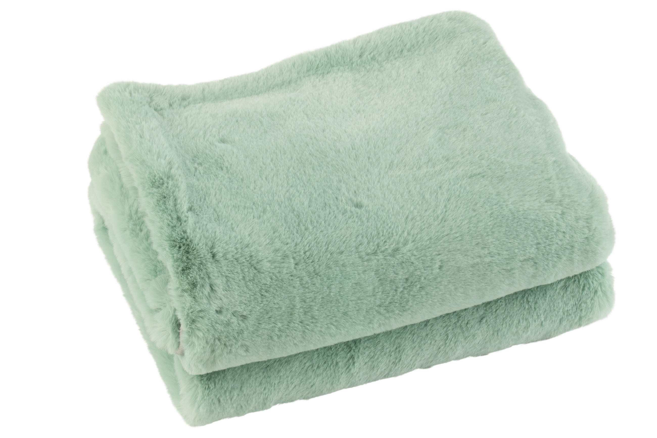 PLAID CUTIE - Textilwaren - Mint - 180/130/3 cm - Mintgrün, Textil (130/180cm) - J-Line