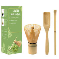 MATCHA Set 3-teilig Bambus - Braun, Naturmaterialien (10/10/10cm)