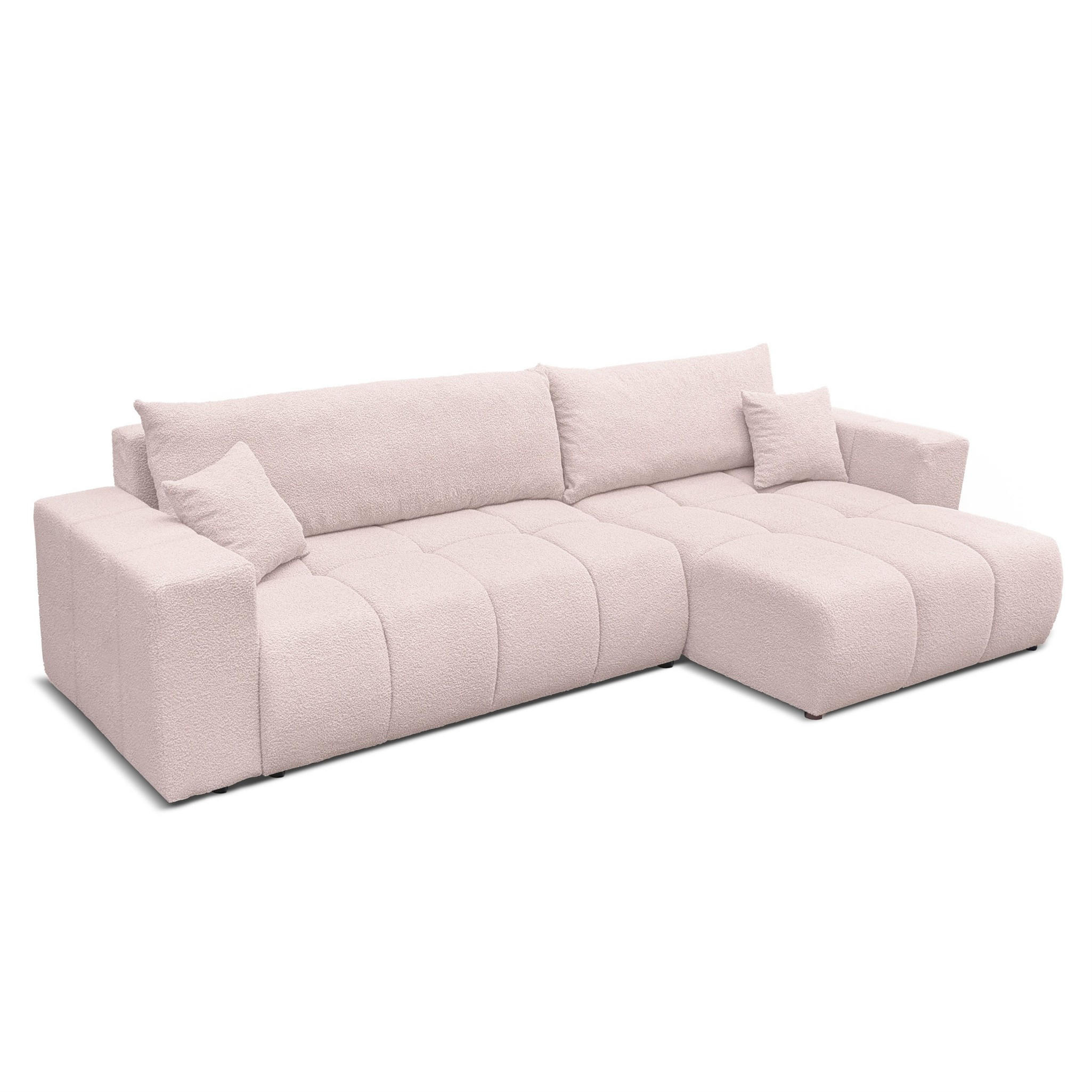 Fun Möbel Ecksofa Creme 278x145 cm