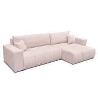 ECKSOFA Anabel Max Mit Schlaffunktion - Creme, Holzwerkstoff/Textil (145/278cm) - Fun Möbel