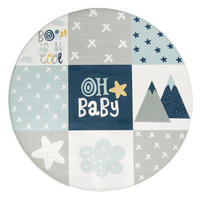KINDERTEPPICH 120/120 cm Chicos 554 - Blau, Textil (120/120cm) - Paco Home