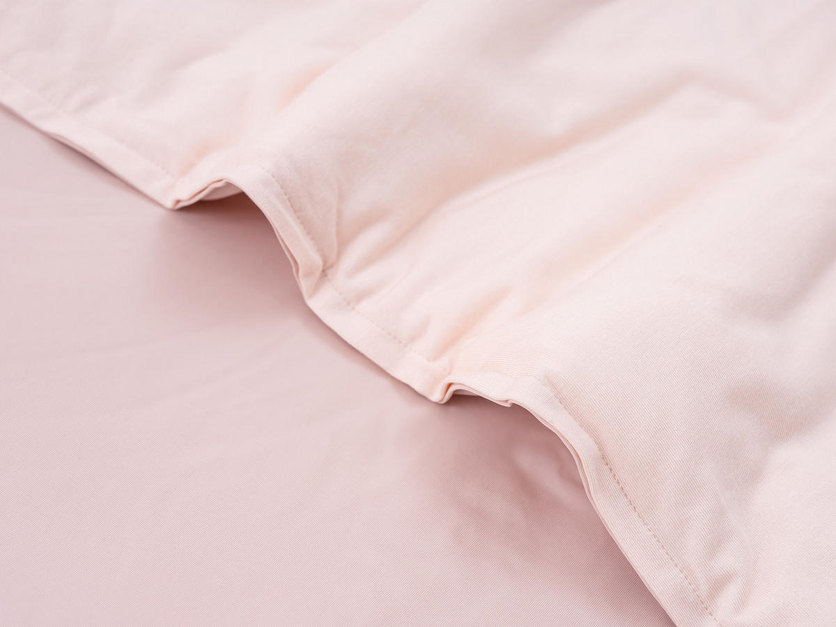 SOMMER-SCHLAFDECKE Rosa 135×200 cm Doppelseitig Atmungsaktiv für erfrischenden Schlaf - Rosa, Textil (135/200cm) - CHICASA