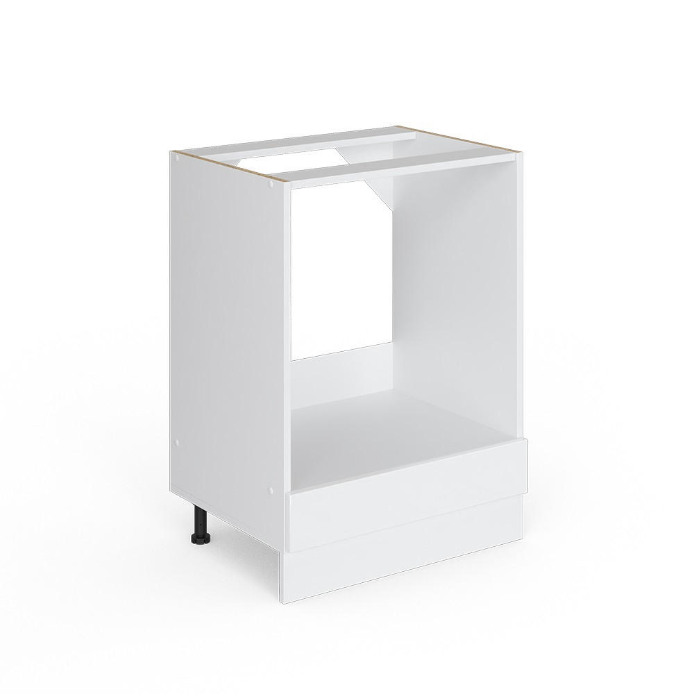 SPISKONVERTERINGSSKÅP R-Line Vit högblank 60 cm , AP Oak Vit högglans, Vit 81.6/60/60 cm