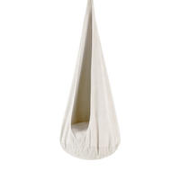 KINDER-HÄNGESESSEL – weiche Cocoon-Schaukel zum Spielen und Entspannen - Beige, Textil (72/157/72cm) - Bees & Blooms