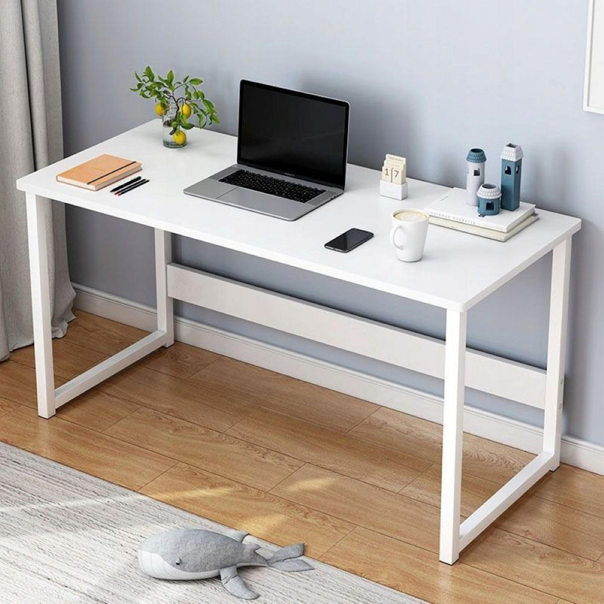 SCHREIBTISCH, weiß 80/37/73 cm - Weiß, Holzwerkstoff (40/86/6cm)