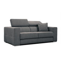 SOFA QUARTZ 3-Sitzer, dunkelgrau - Dunkelgrau, Holzwerkstoff/Textil (202/80/102cm) - Courtois Laville