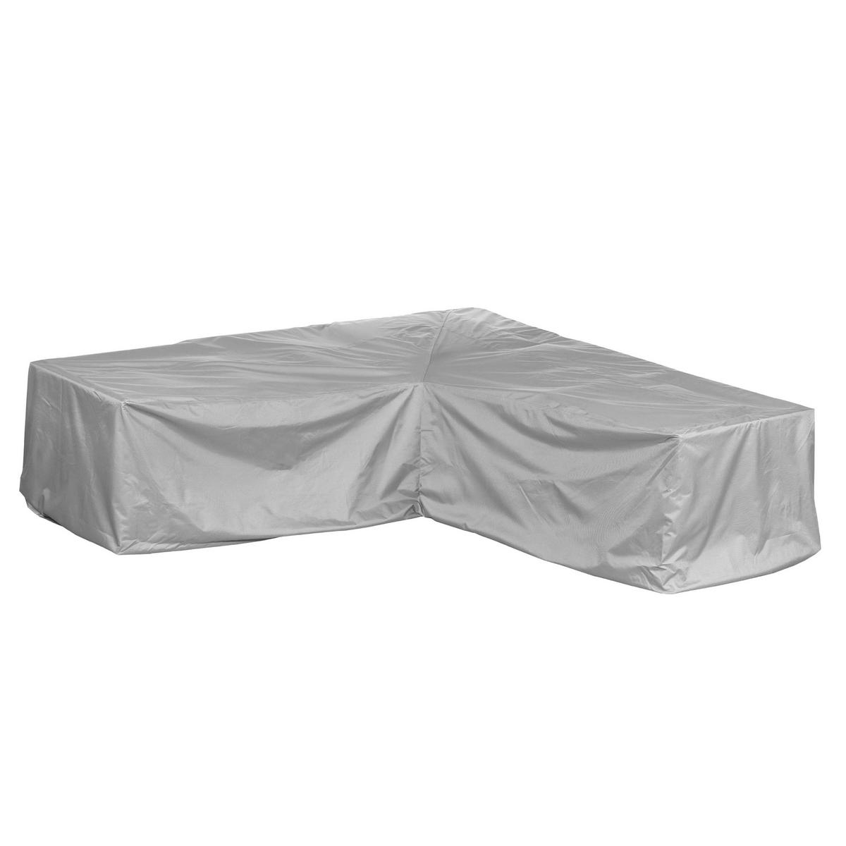 SCHUTZHÜLLE für Loungegruppe L-Form SHP-60063 - Grau, Kunststoff (300/80/300cm) - mehr Garten