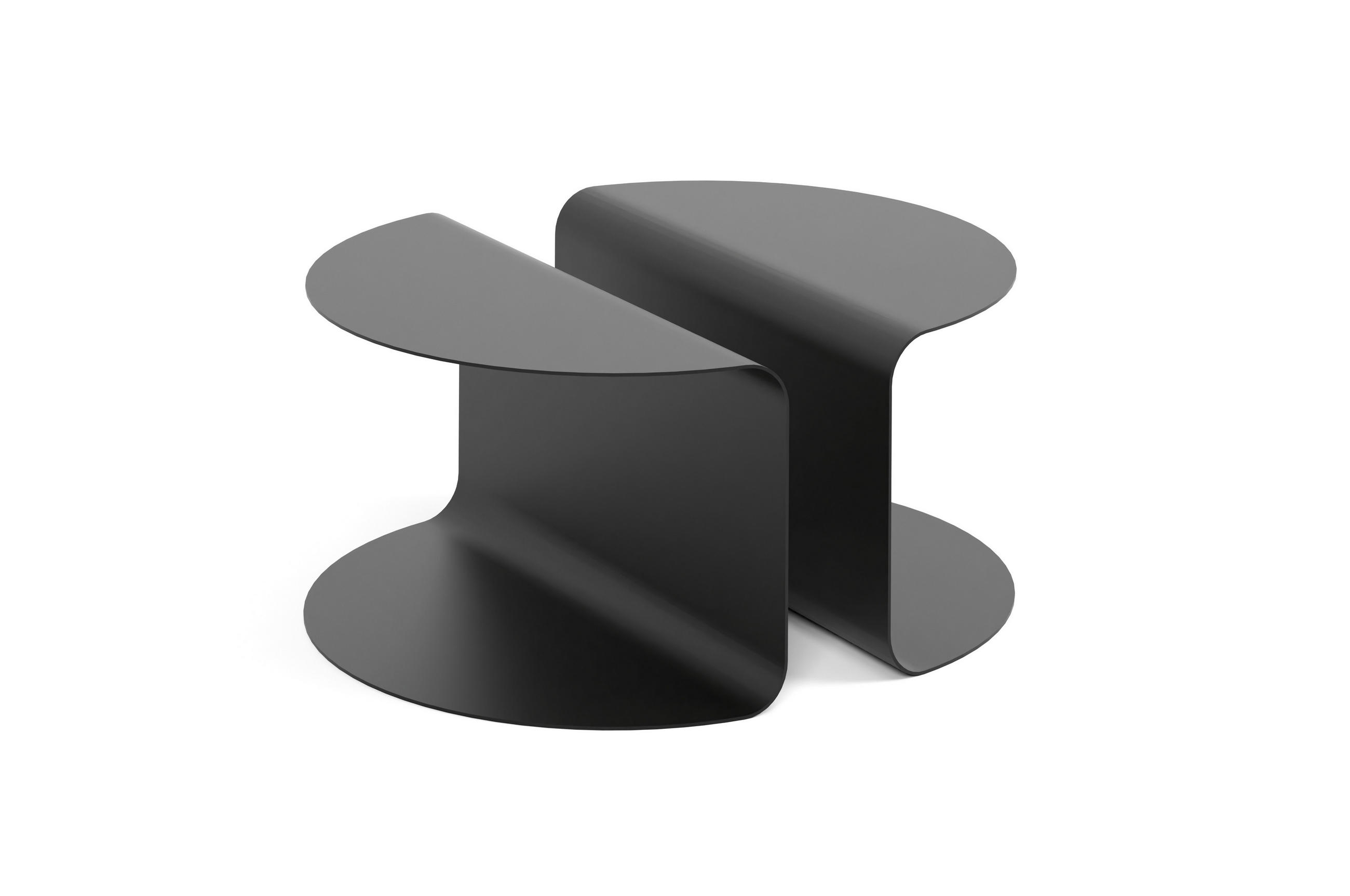 COUCHTISCH PACO - Schwarz, Metall (75/60/41cm) - Meblini
