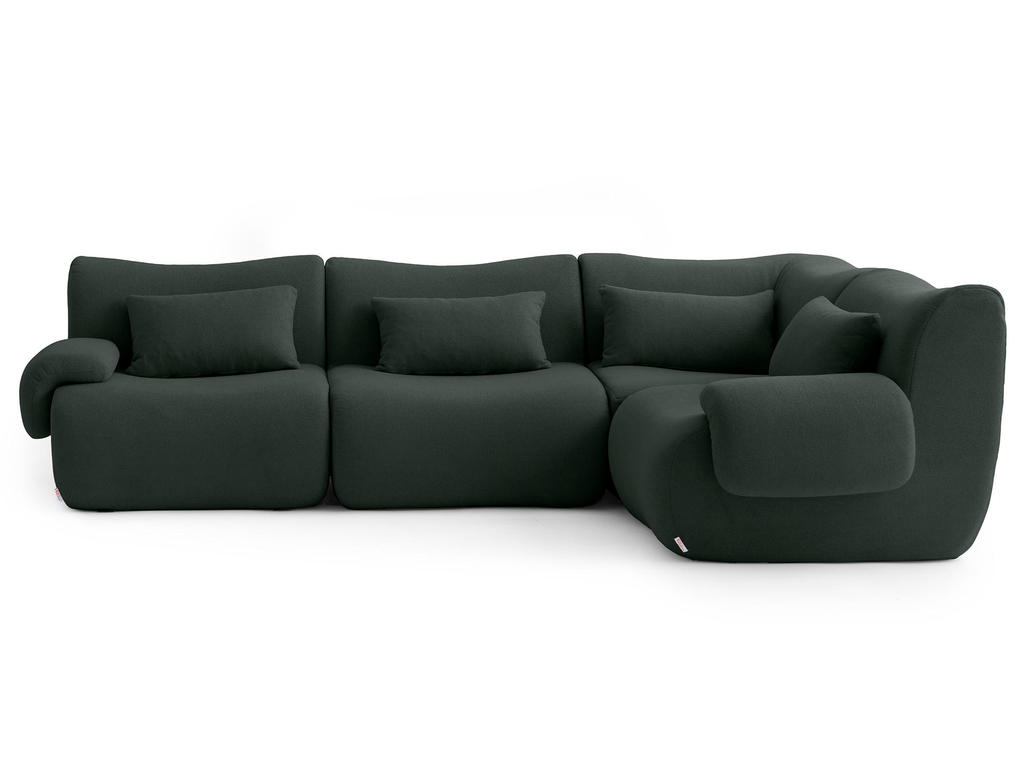 MILYsofa Ecksofa Waldgrün 269x182 cm
