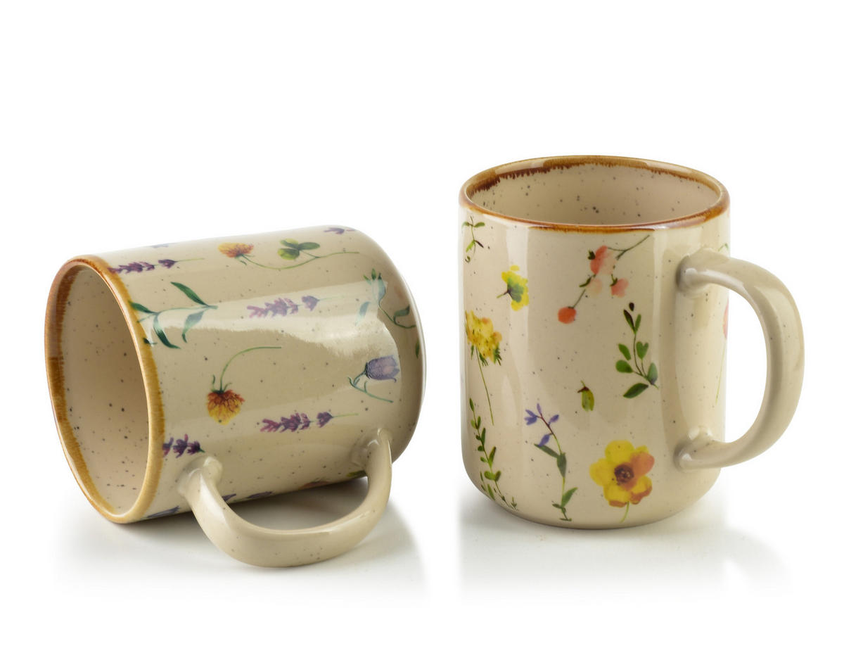 HRNEK TOKKA, porcelán, bílá - béžová, keramika (0.4L) - Mondex