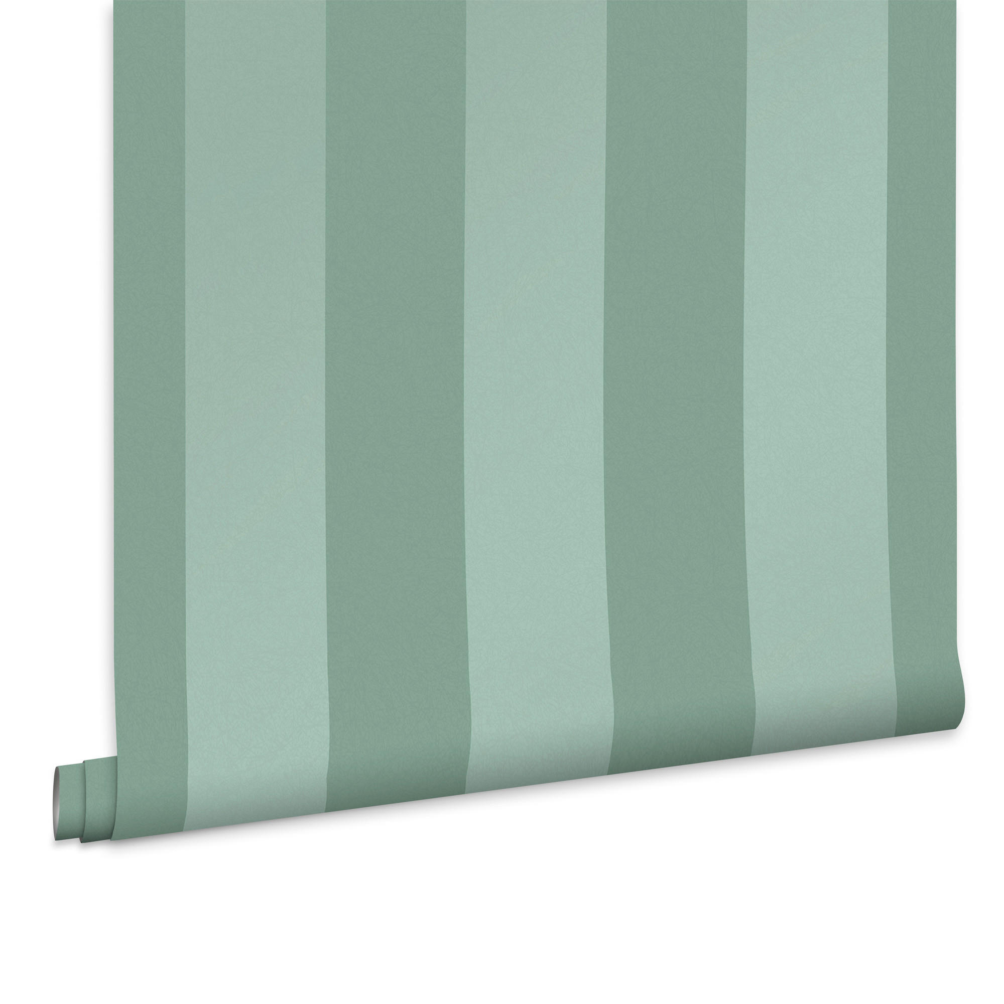 VLIESTAPETE Lille Pearlescent Stripe | Grün | Streifen | 10mx52cm - Grün, Papier/Kunststoff (52/1000cm) - LAURA ASHLEY