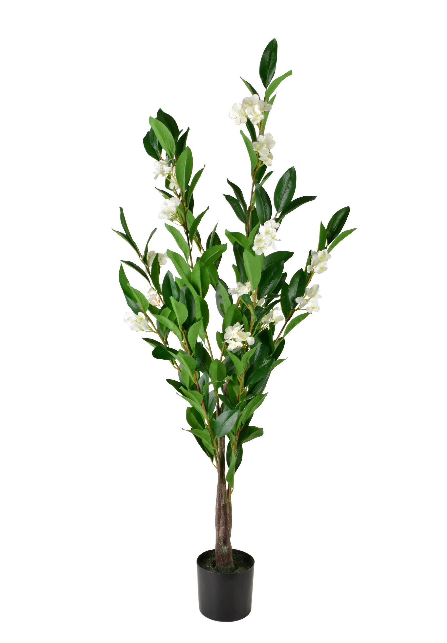 KUNSTBLUME Viridis Weiß 13x12x117 cm Kunststoff - Weiß, Kunststoff (117cm) - Mondex