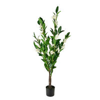 KUNSTBLUME Viridis Weiß 13x12x117 cm Kunststoff - Weiß, Kunststoff (117cm) - Mondex