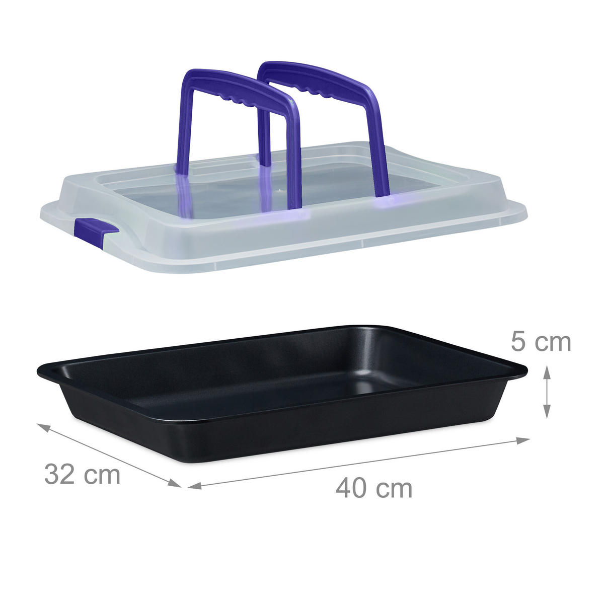 PLECH 3 v 1 - viacfarebná, kov/plast (40.5/8/32.5cm) - Relaxdays