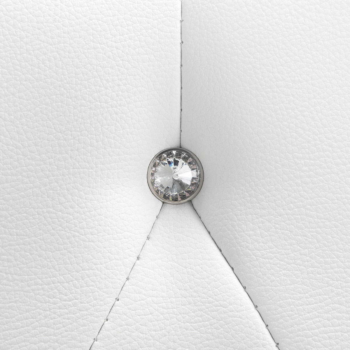 BETT 140/200cm Weiß Metz - Weiß, Textil (140/200cm) - Beliani