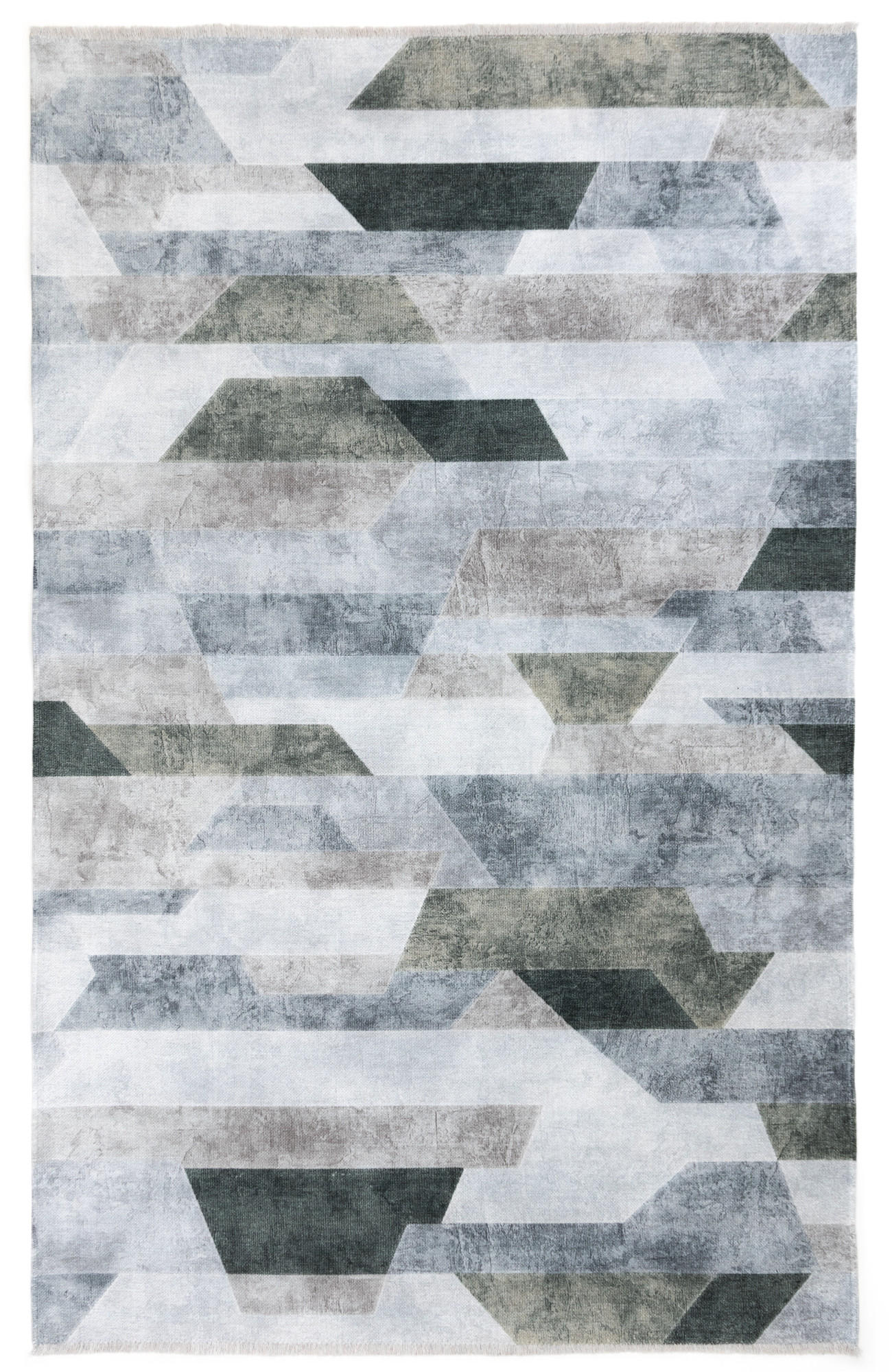 Tesso Living Kurzflor-Teppich Creme 155x225 cm