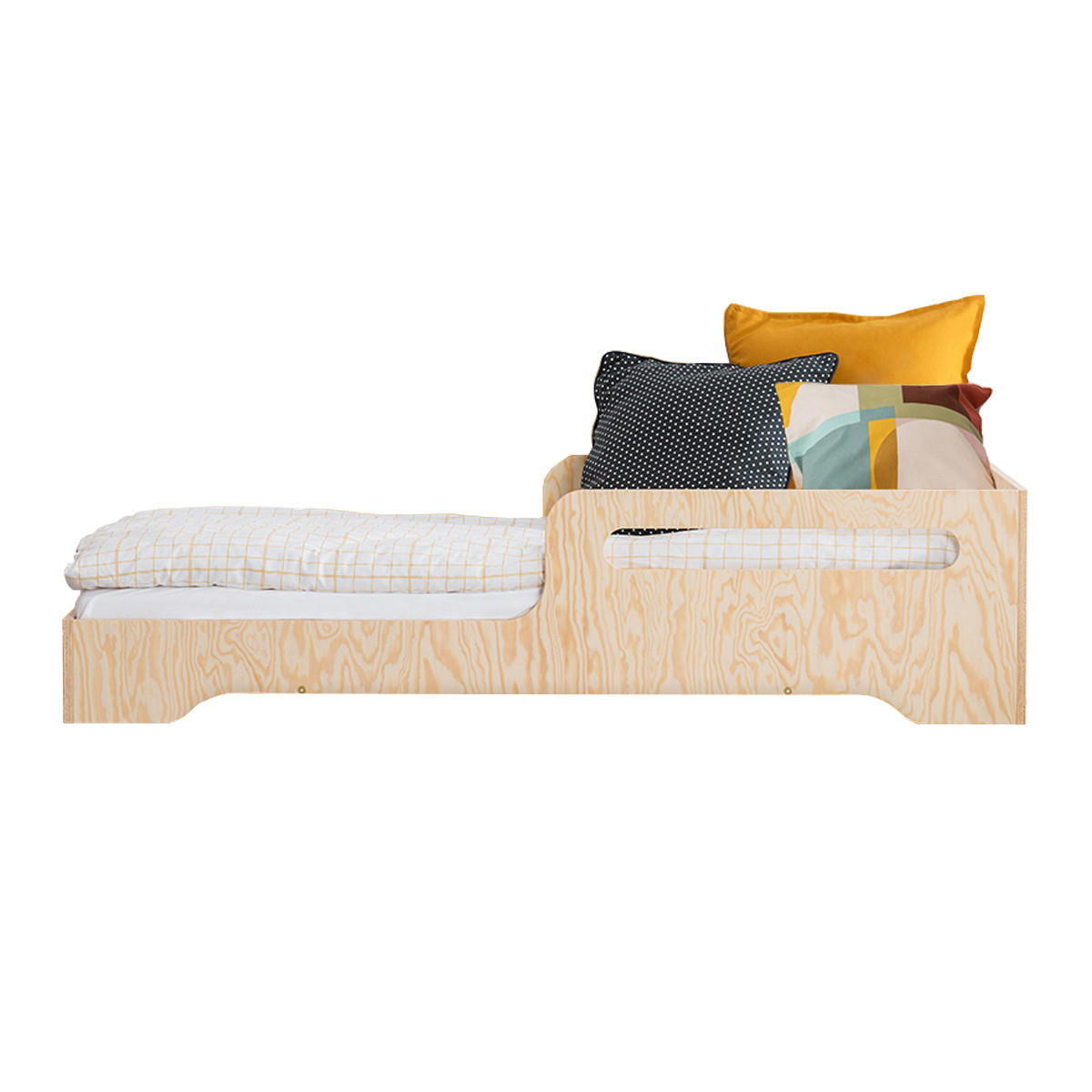 POSTEL 90/200 Ambre Přírodní dřevo - hnědá, dřevo (90/200cm) - Petits-meubles