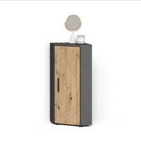 MIDI OMARICA Ronco, Antracit/Obrtniški hrast, 33 x 81 cm z 1 vrati - antracit/hrast artisan, leseni material (33/81/33cm) - Livinity®
