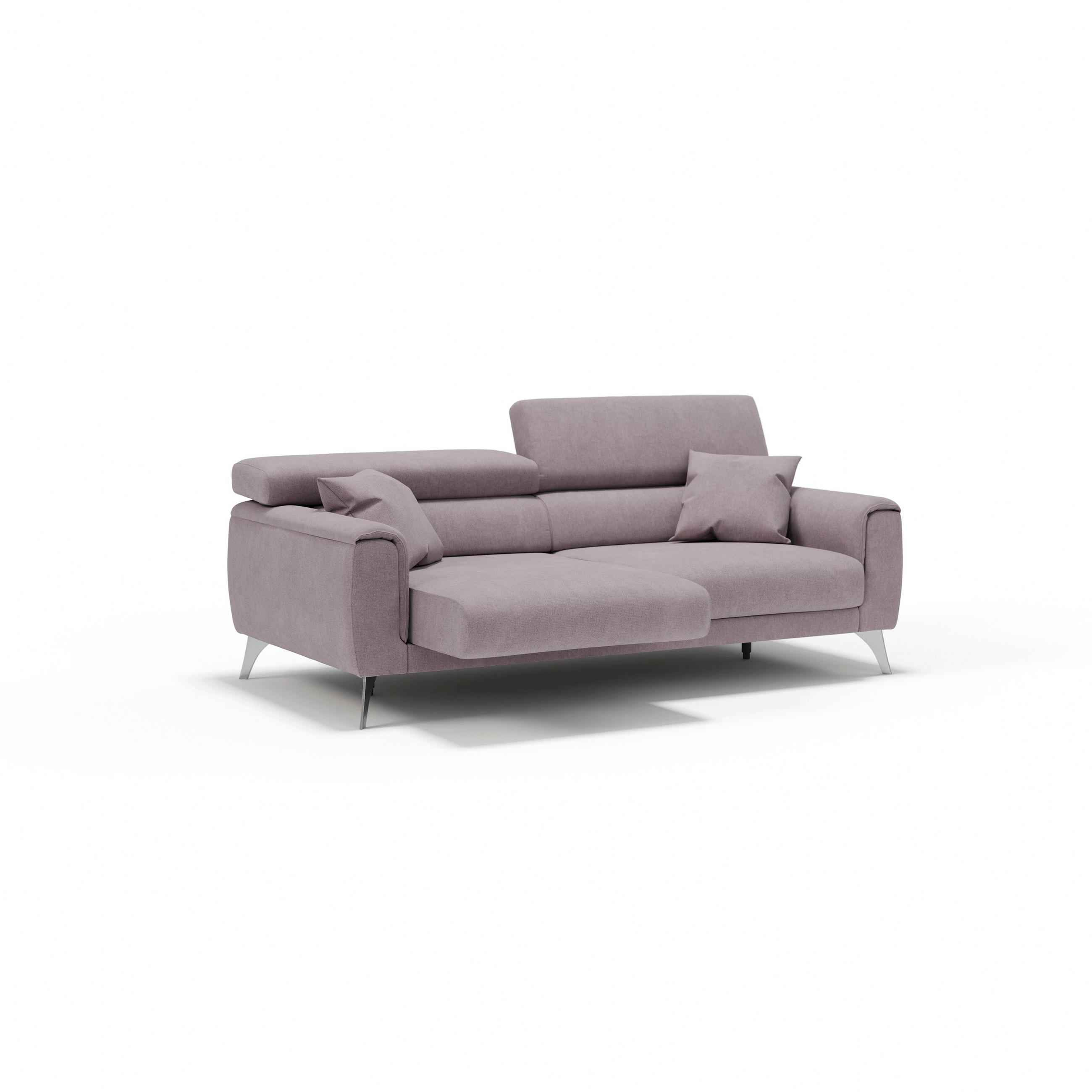 LINEARSOFA Caravaggio - Rosa, Textil (199/73/102cm) - Divani.store